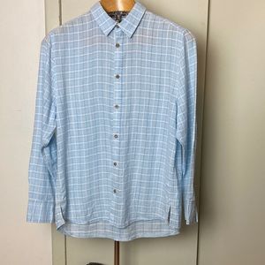 Zenfari life is a festival size XL in baby blue and white